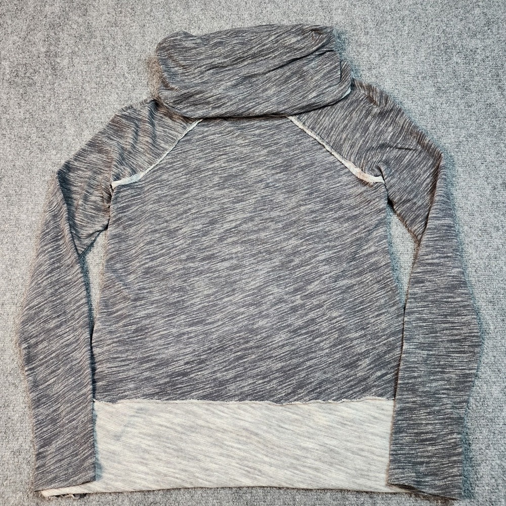 Free People Beach Cocoon Cowl Tunic Top Sweatshirt Womens S Gray Lounge Yoga FPB - Picture 7 of 13